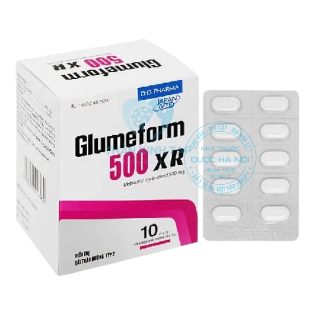Thuốc Glumeform 500mg