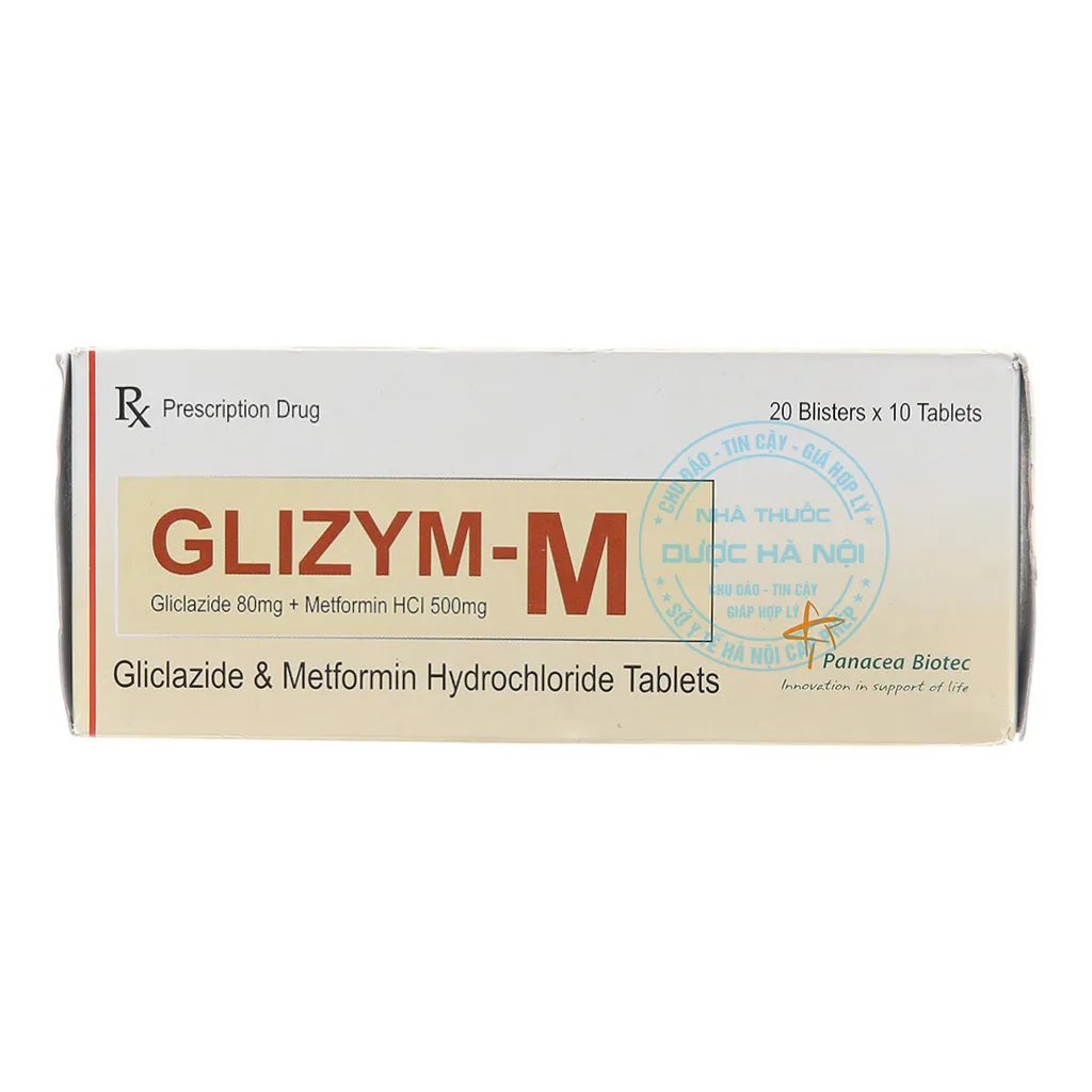 Thuốc Glizym - M 80mg