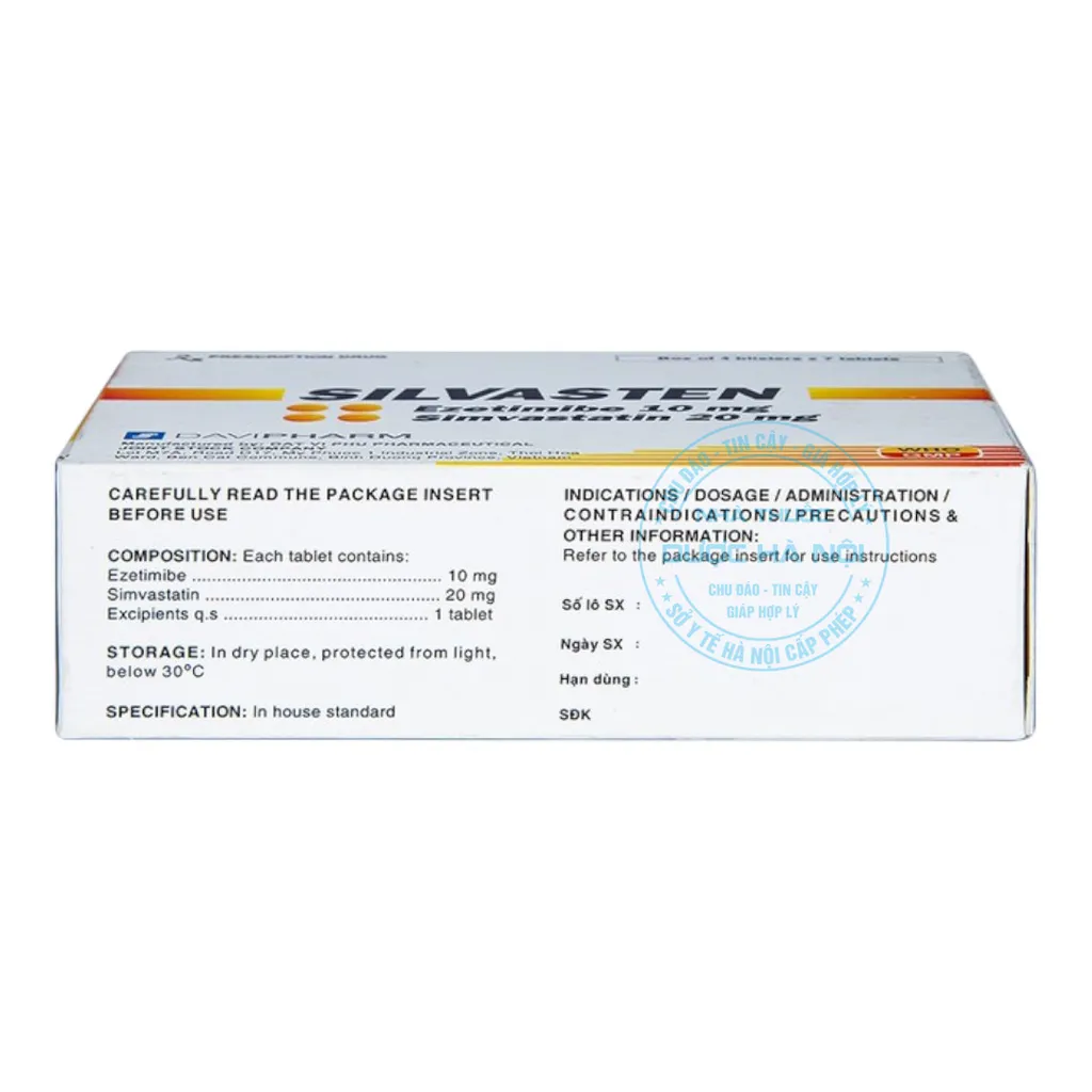 Thuốc Silvasten 10/20 Davipharm