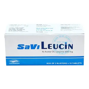Thuốc Savi Leucin 500mg điều trị các cơn chóng mặt, hoa mắt
