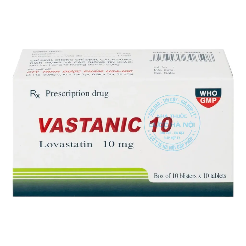 Thuốc Vastanic 10mg