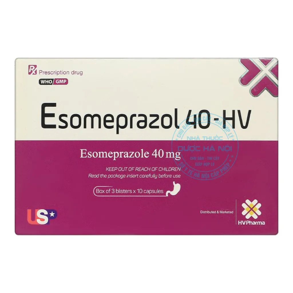 Thuốc Esomeprazole 40 HV