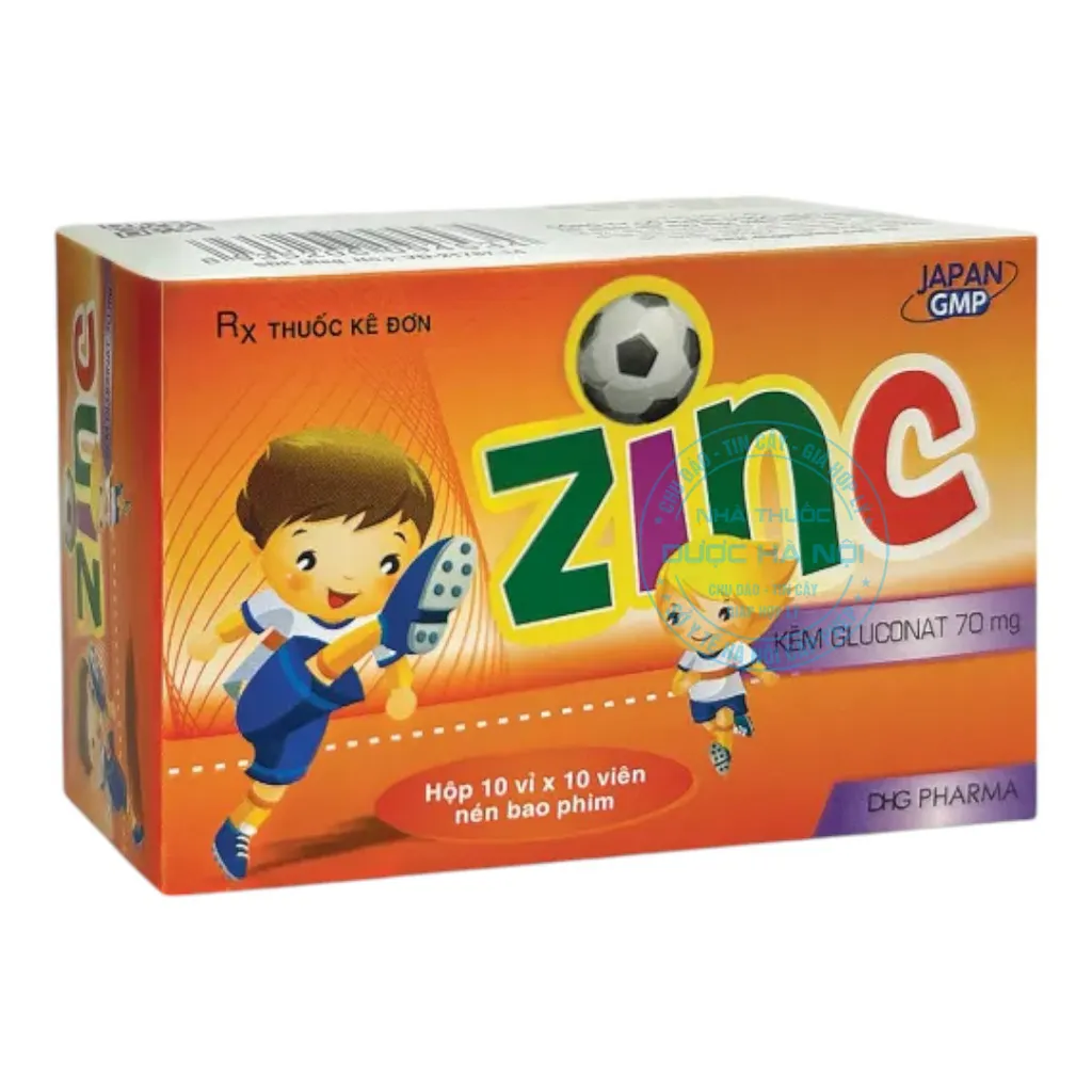 ZinC Kẽm Gluconate 70mg DHG