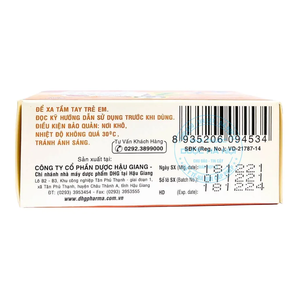 ZinC Kẽm Gluconate 70mg DHG