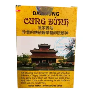 Dầu Gừng Cung Đình hỗ trợ điều trị cảm cúm và xoa dịu vết côn trùng cắn