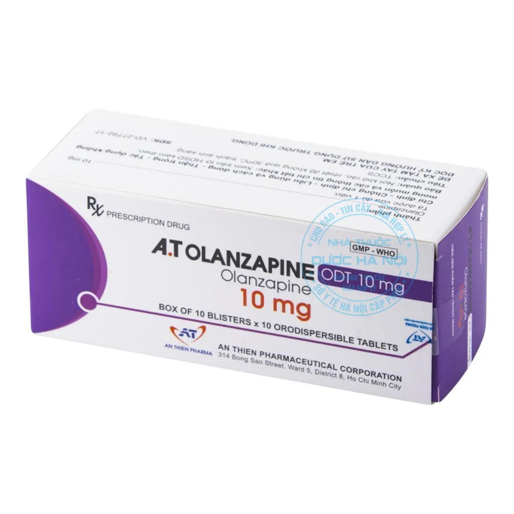 Thuốc A.T Olanzapine ODT 10mg