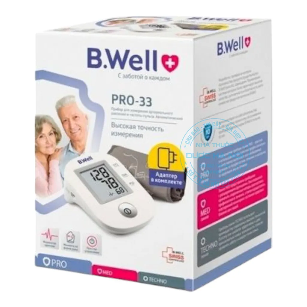 Máy đo huyết áp bắp tay B. Well PRO-33