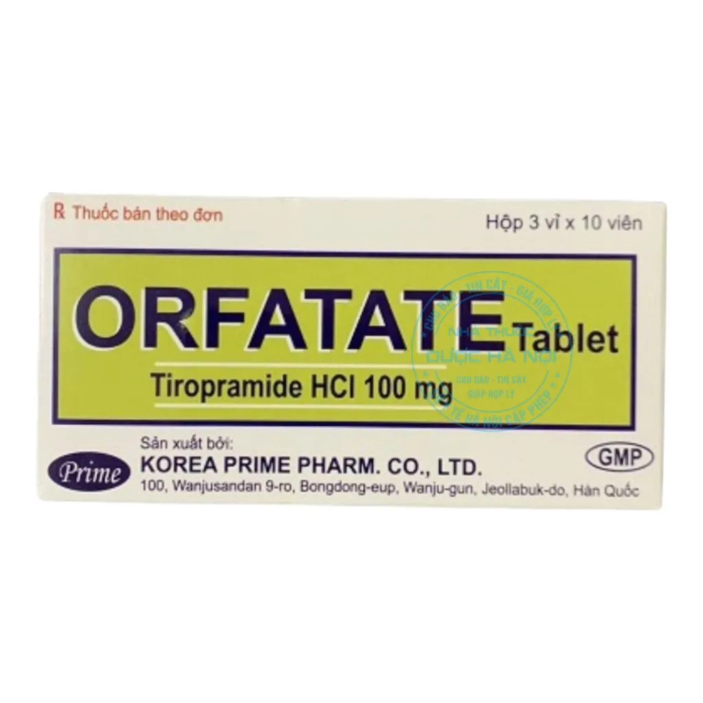 Thuốc Orfatate 100mg