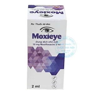 Thuốc nhỏ mắt Moxieye 10ml điều trị nhiễm khuẩn mắt cho người lớn và trẻ em