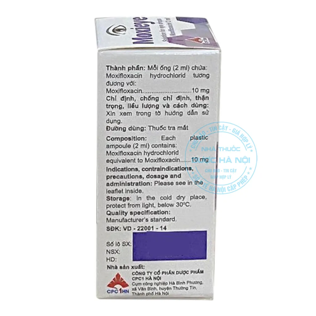 Thuốc nhỏ mắt Moxieye 10ml