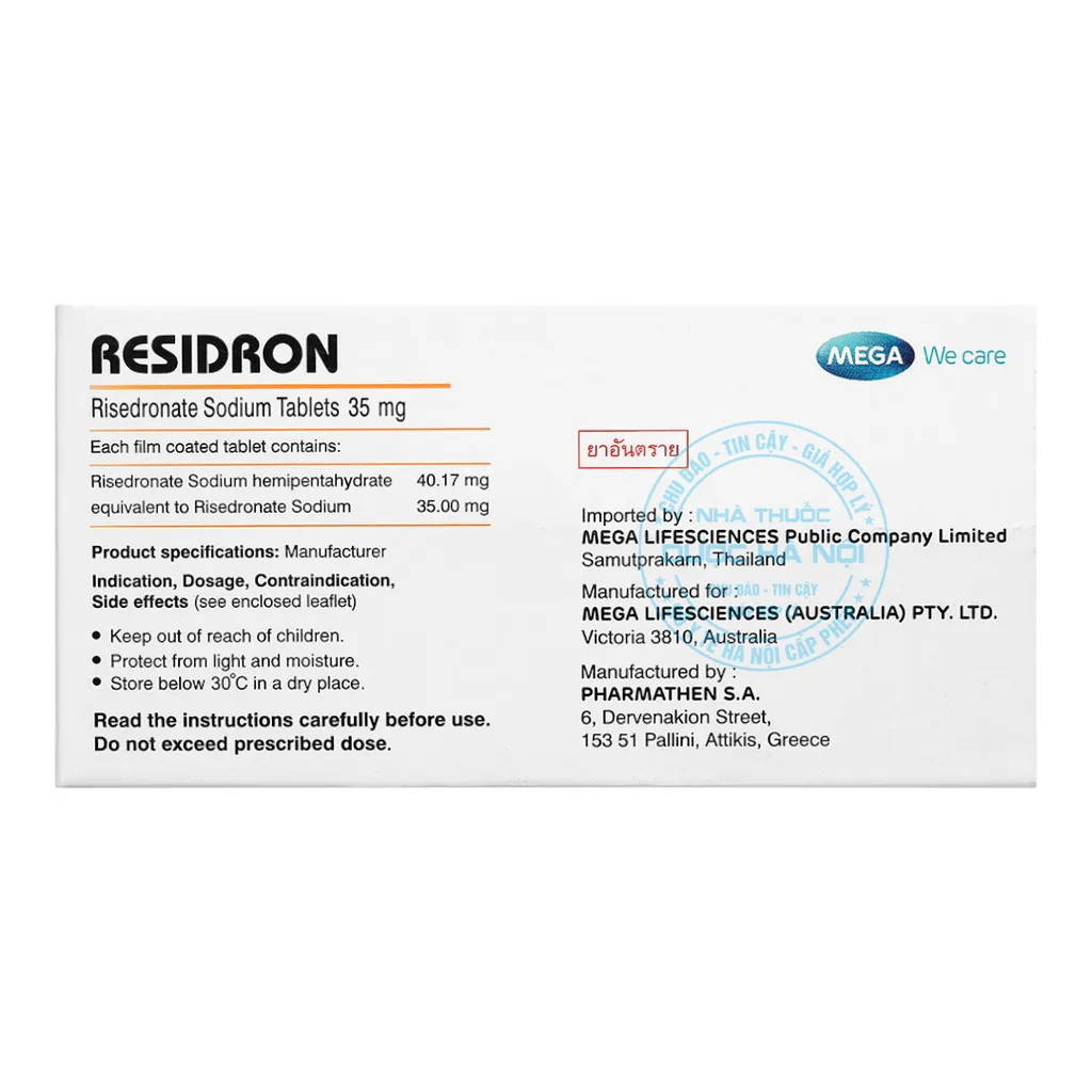 Thuốc Residron Pharmathen