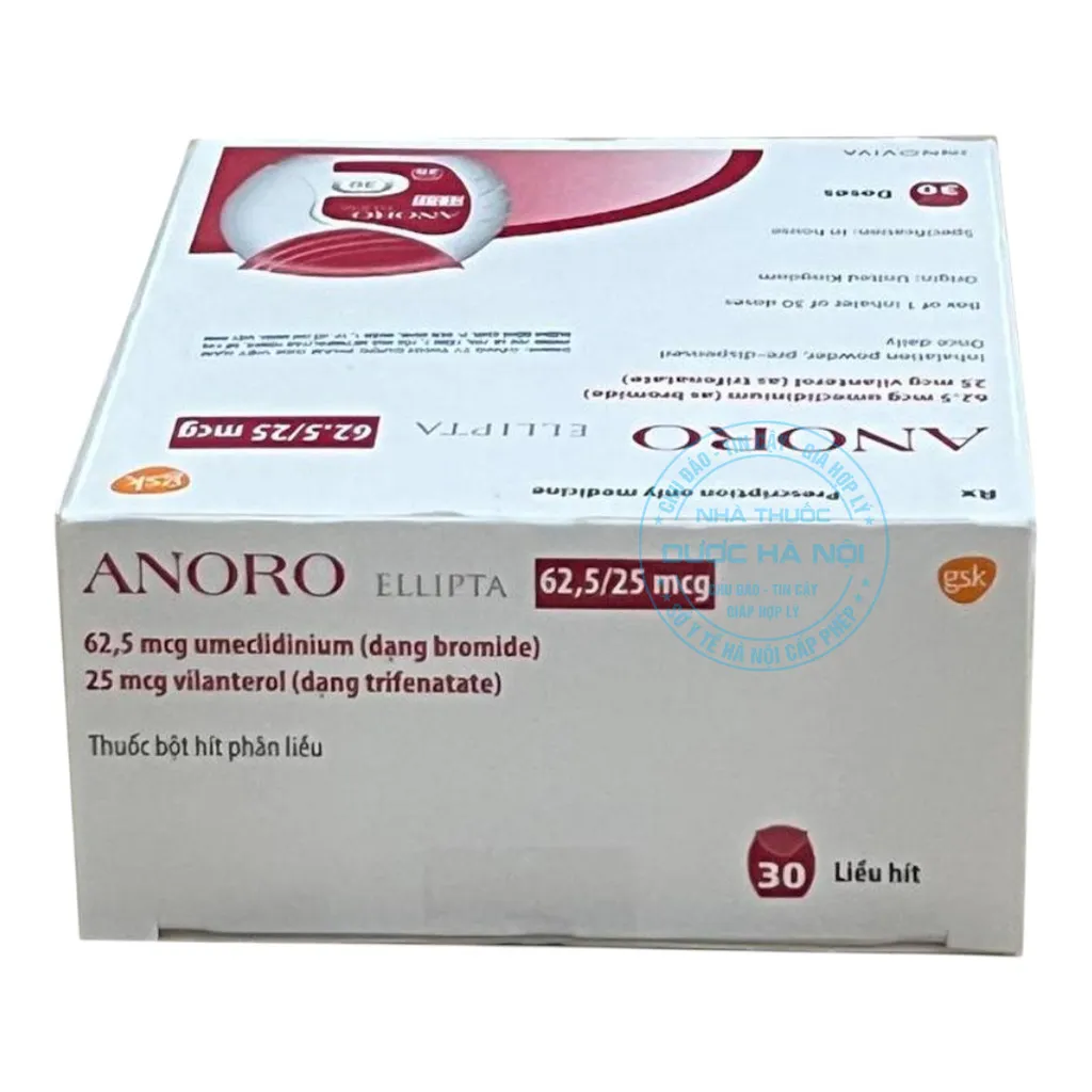 Thuốc Anoro Ellipta 62.5/25mcg GSK