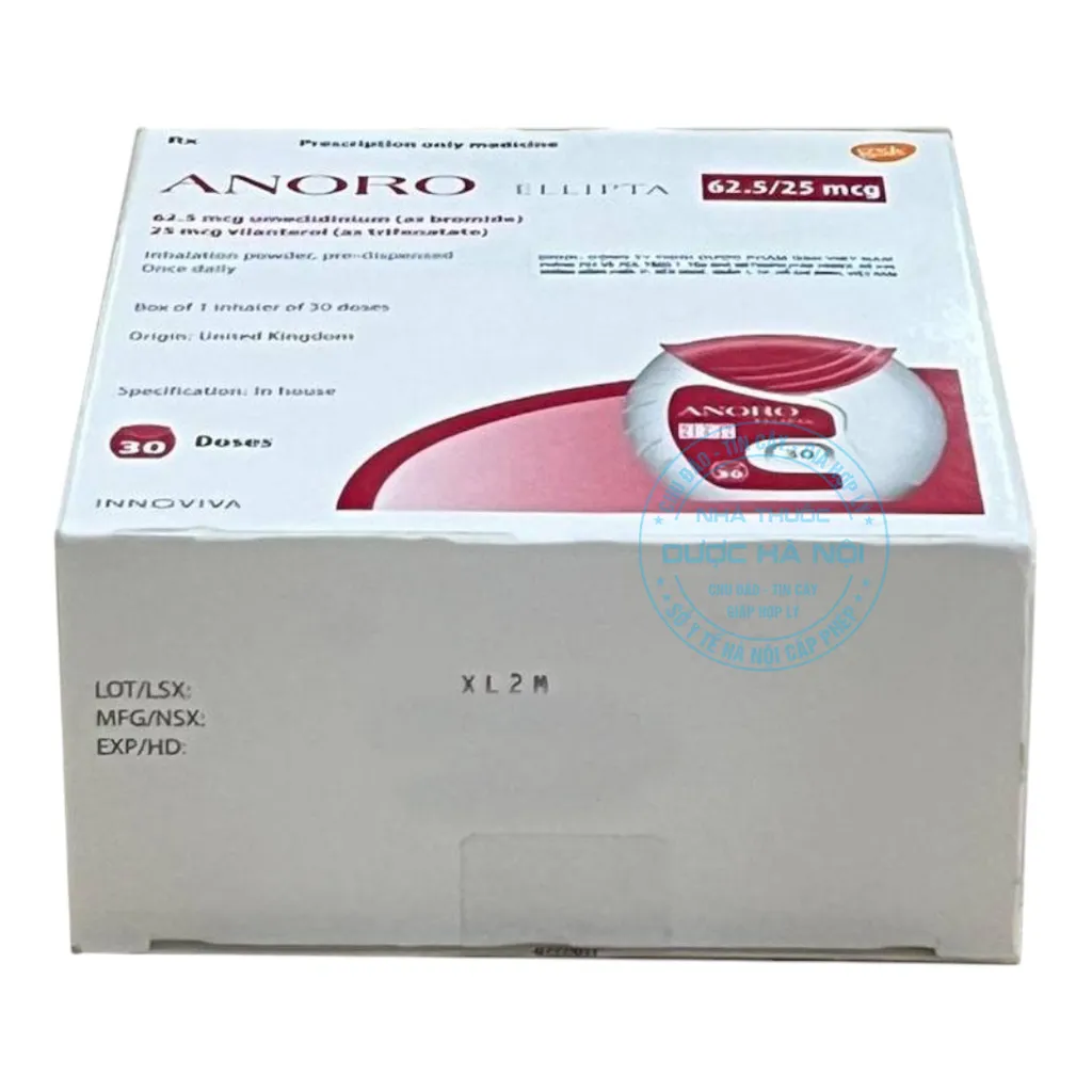 Thuốc Anoro Ellipta 62.5/25mcg GSK