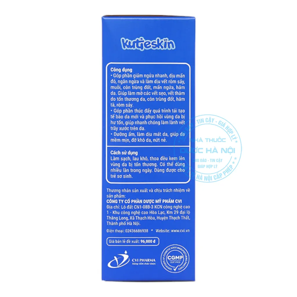 Kem bôi dịu da Kutieskin 30g