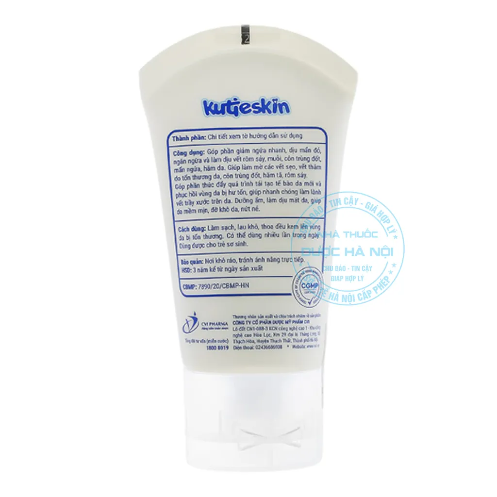 Kem bôi dịu da Kutieskin 30g