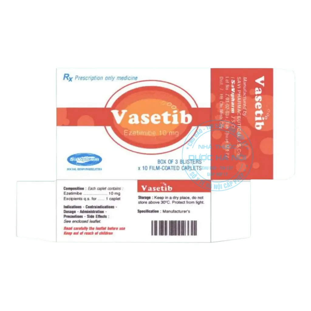 Thuốc Vasetib 10mg