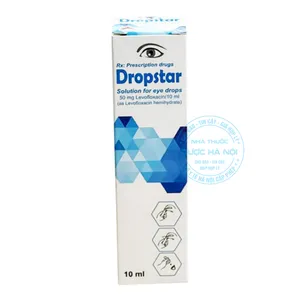Thuốc nhỏ mắt Dropstar 10ml điều trị các bệnh nhiễm trùng mắt do vi khuẩn
