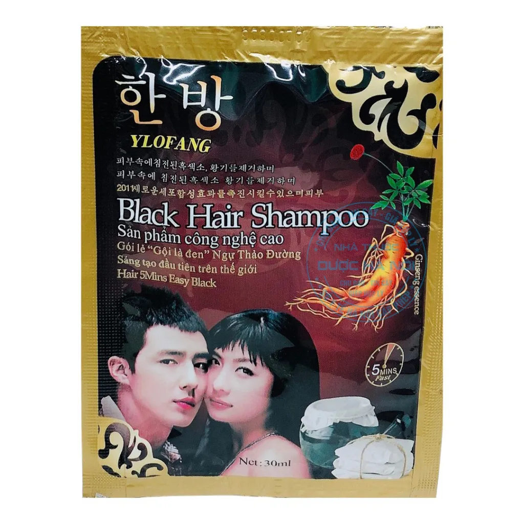 Nhuộm Tóc Black Hair Shampoo