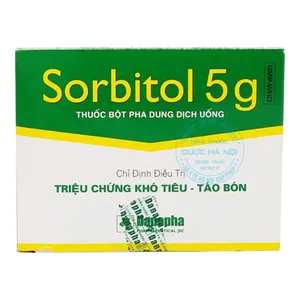 Thuốc Sorbitol 5g Danapha giúp làm mềm phân, tăng cường nhu động ruột