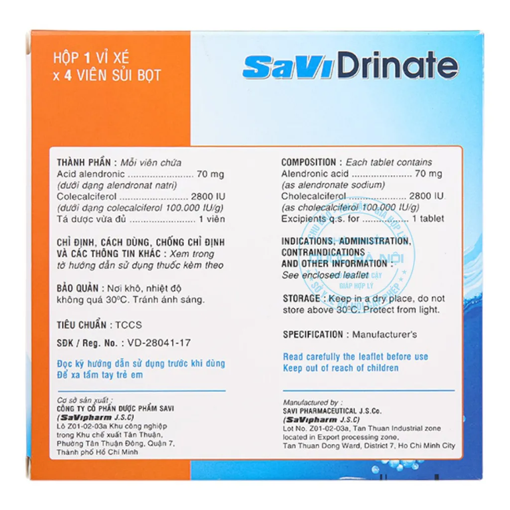 Thuốc SaVi Drinate