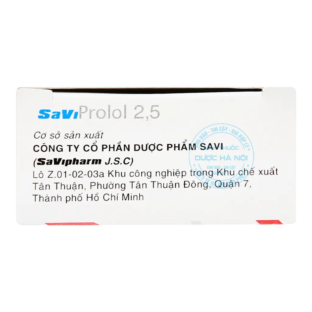 Thuốc SaVi Prolol 2,5