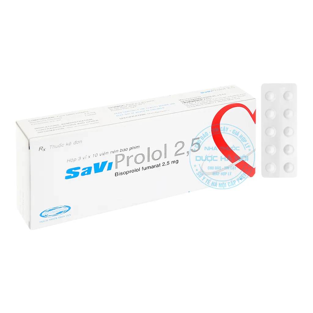 Thuốc SaVi Prolol 2,5