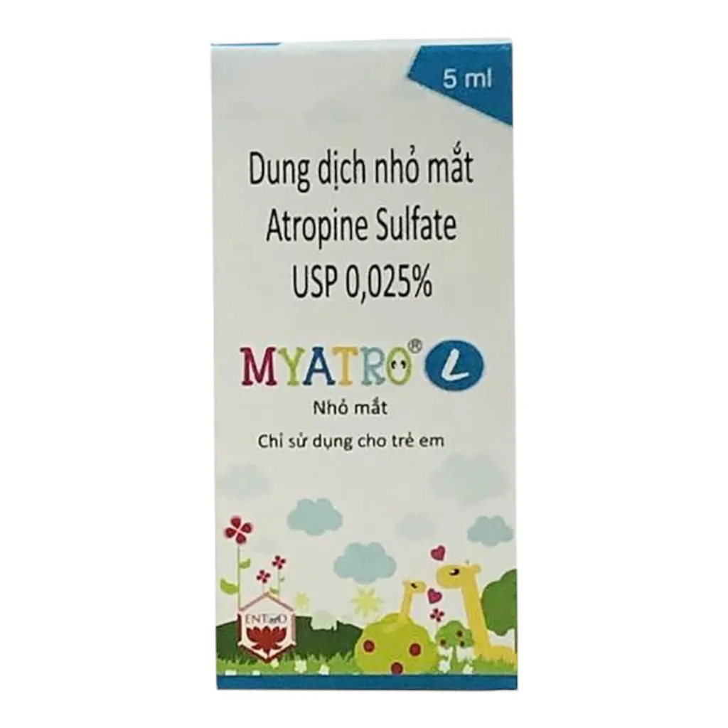 Thuốc nhỏ mắt Myatroo 0.025%