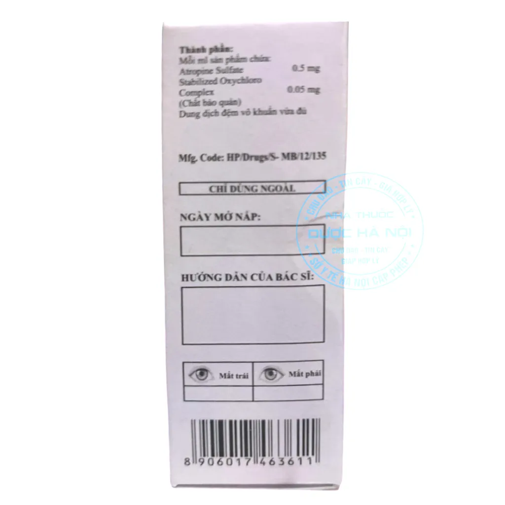 Thuốc nhỏ mắt Myatro XL