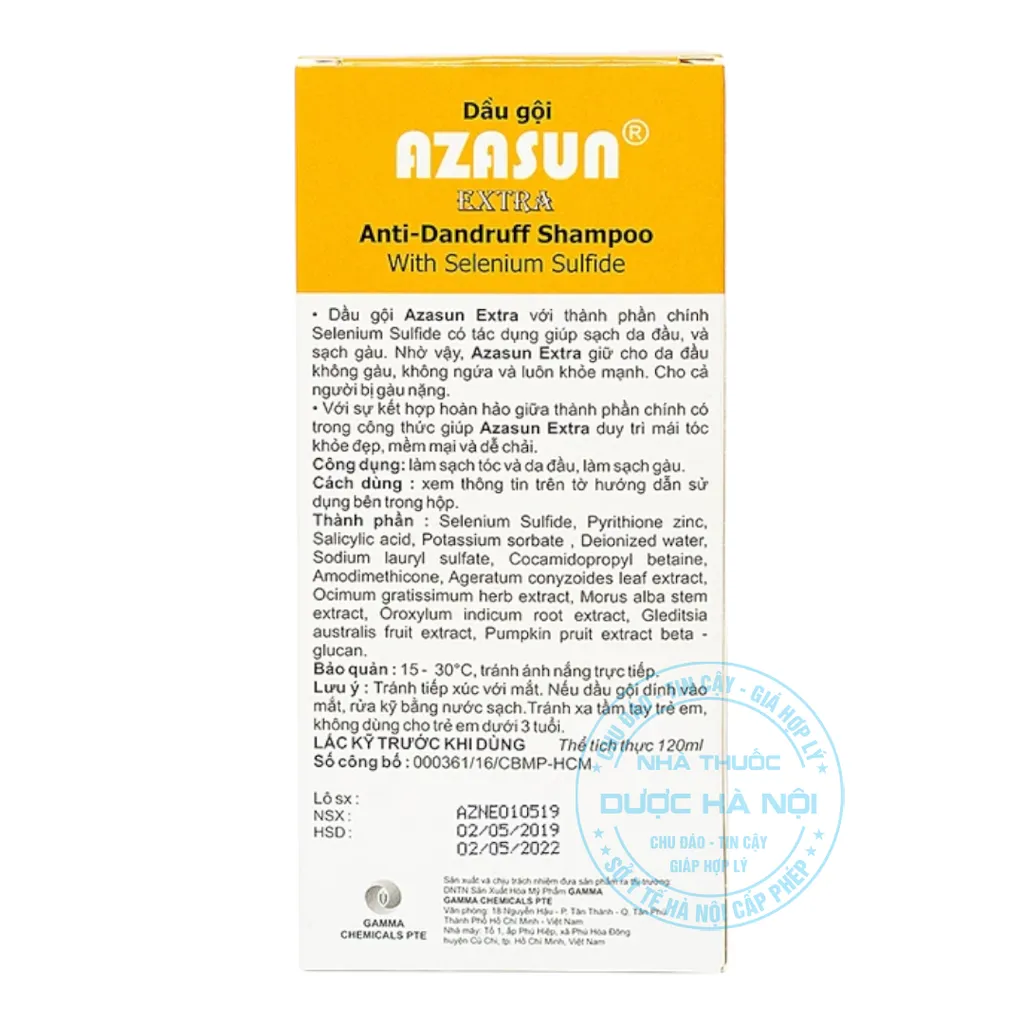 Dầu gội Azasun Extra
