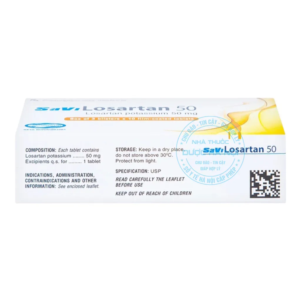 Thuốc Savi Losartan 50mg