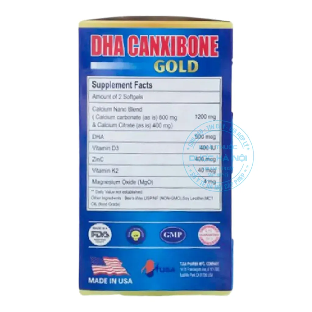 Viên uống DHA Canxibone Gold