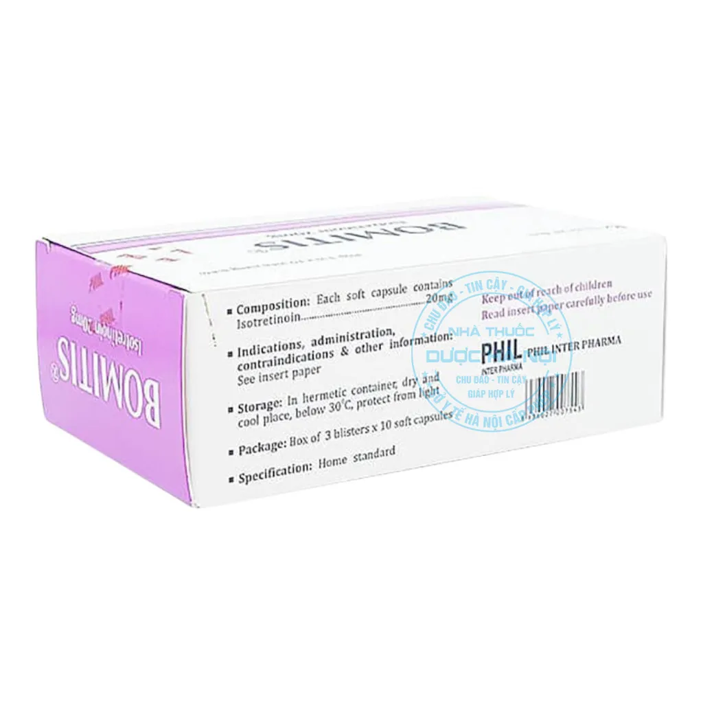 Thuốc Bomitis 20mg Phil