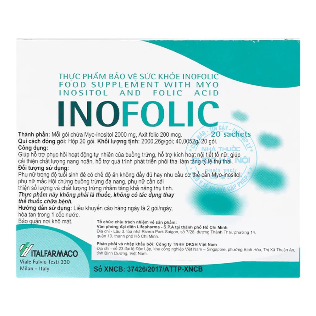 Bột Inofolic Italfarmaco