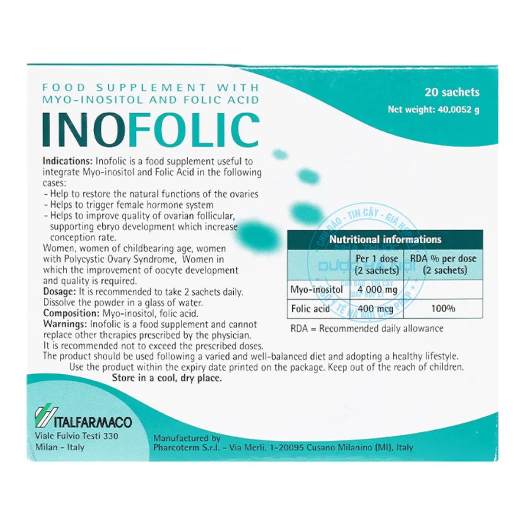 Bột Inofolic Italfarmaco