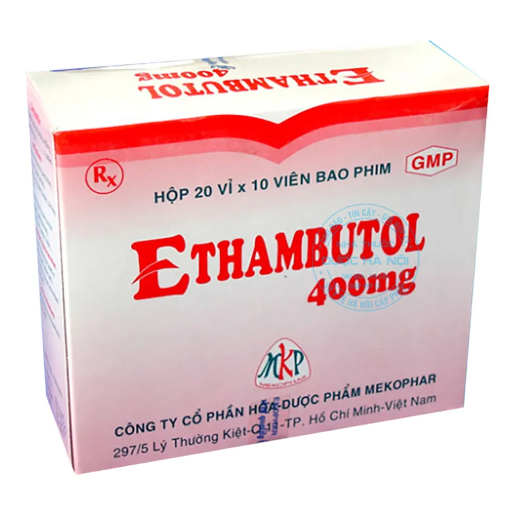 Thuốc Ethambutol 400 Mekophar