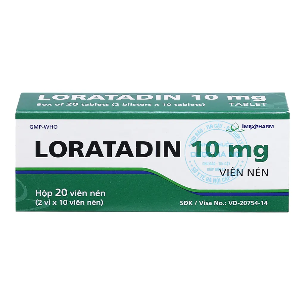 Thuốc Loratadin 10mg Traphaco