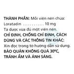 Thuốc Loratadin 10mg Traphaco