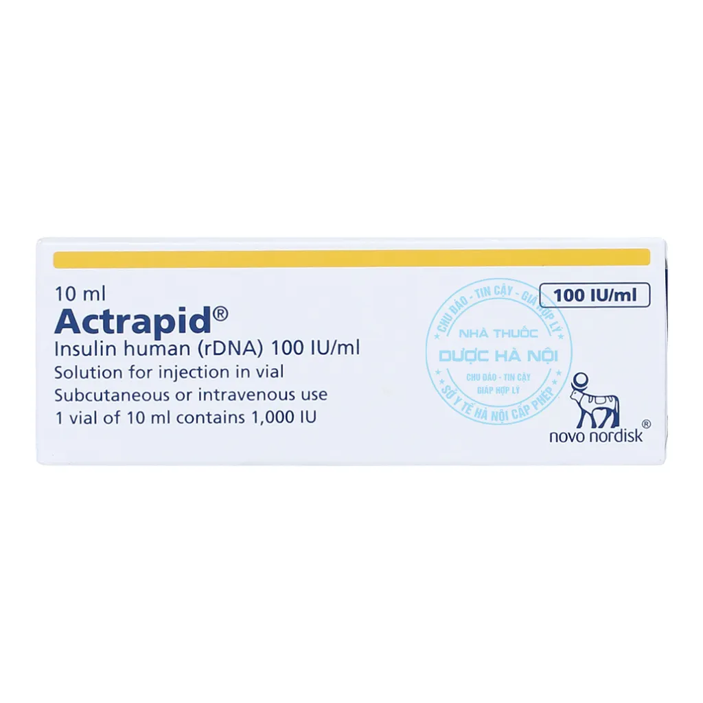 Thuốc tiêm Actrapid 100 IU/ml