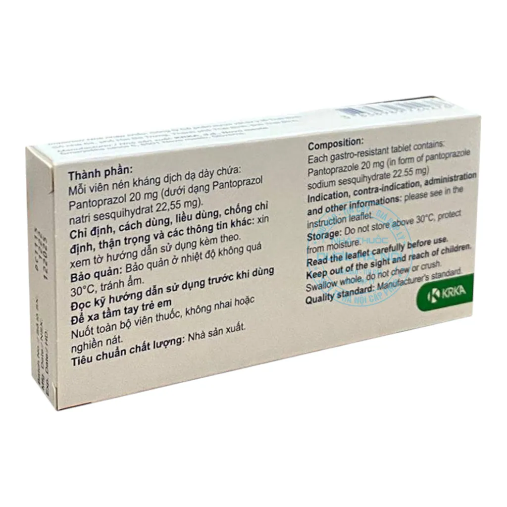 Thuốc Nolpaza 20mg điều trị trào ngược dạ dày thực quản