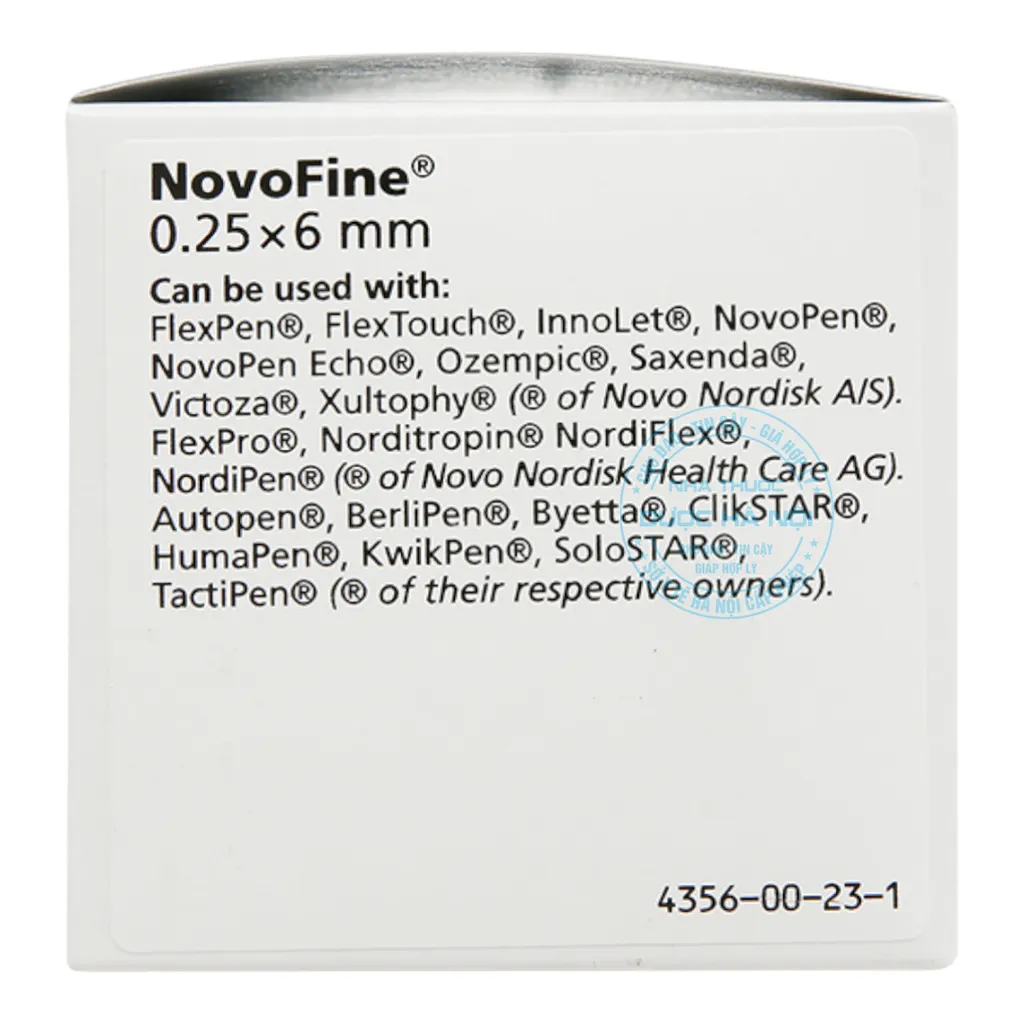 Đầu Kim Tiêm Tiểu Đường Novofine 31G