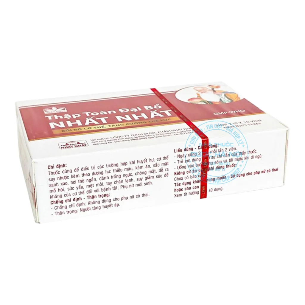 Thuốc Thập toàn đại bổ nhất nhất
