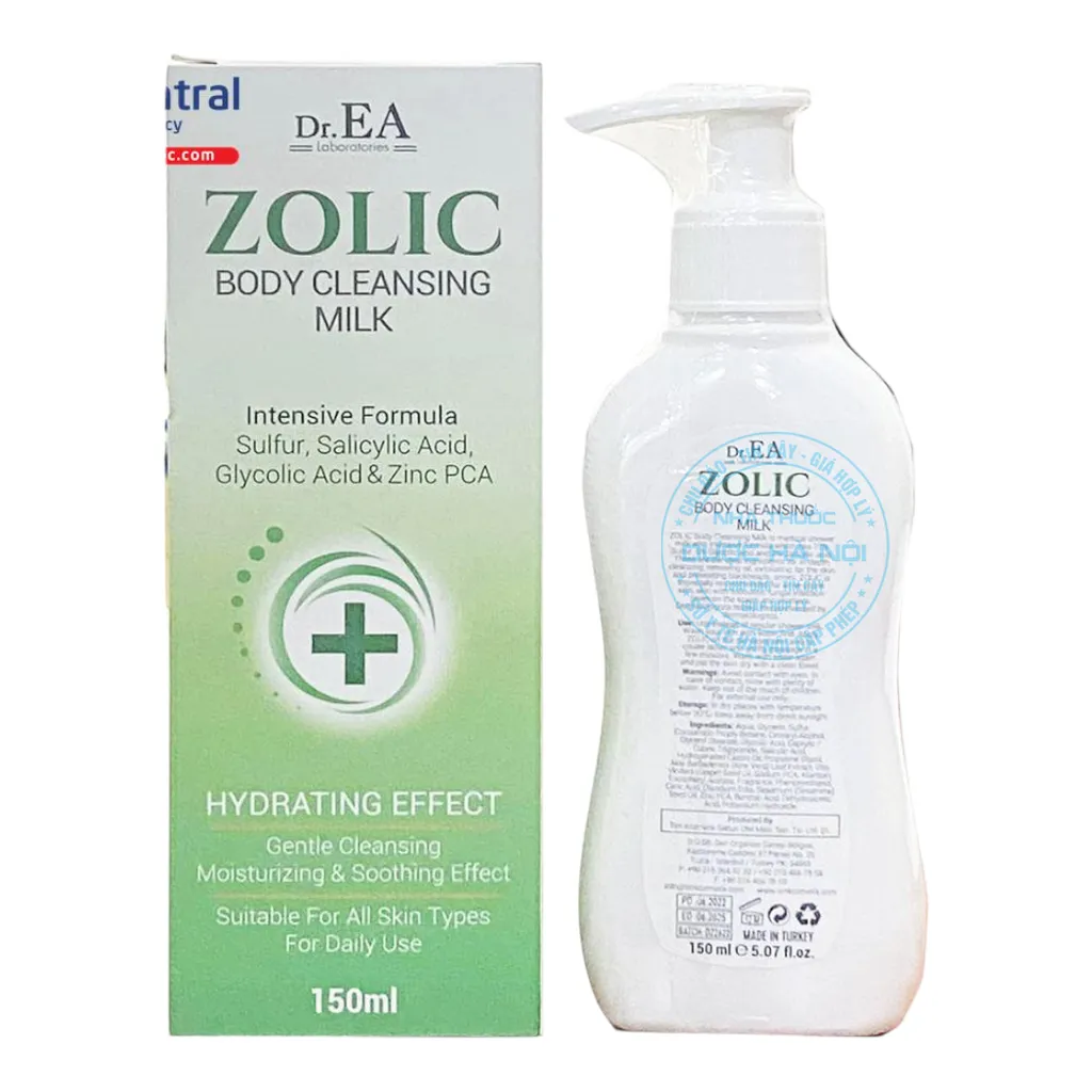 Sữa tắm Dr.EA Body Zolic Body Cleansing Milk