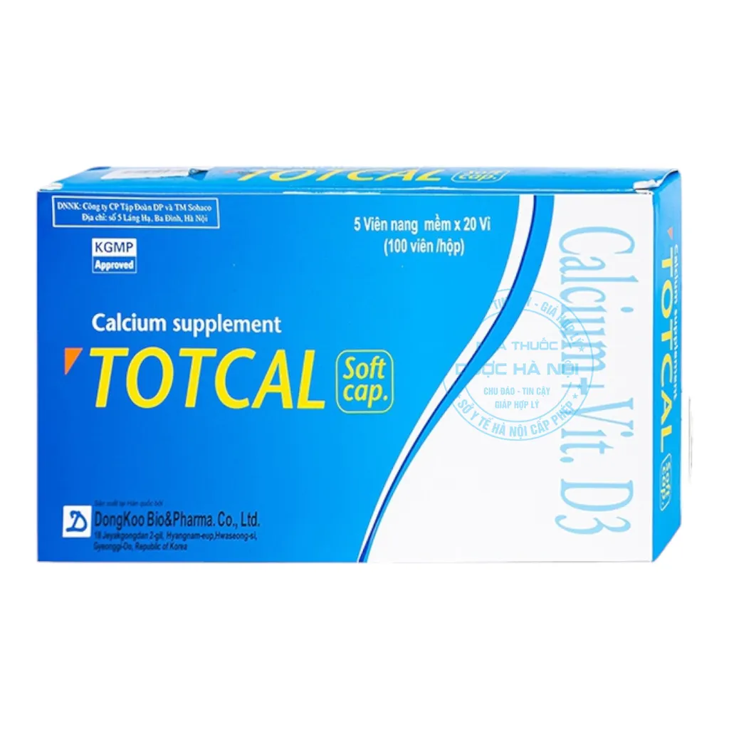Thuốc Totcal Soft Cap DongKoo
