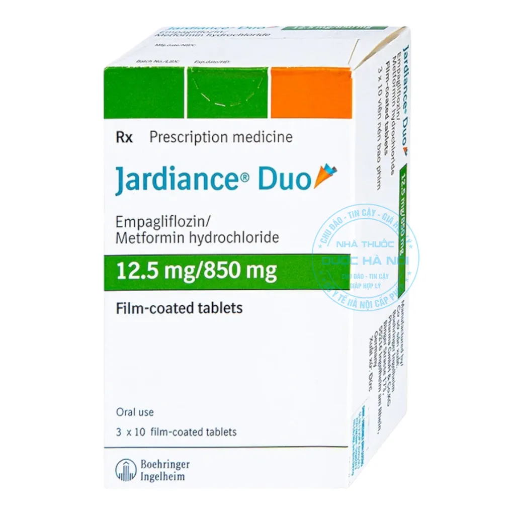 Thuốc Jardiance Duo 12.5mg/850mg