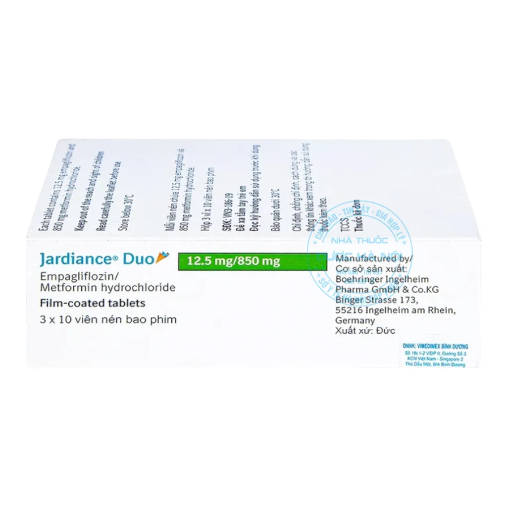 Thuốc Jardiance Duo 12.5mg/850mg