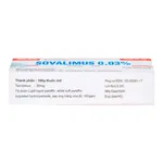 Thuốc mỡ Sovalimus 0.03%