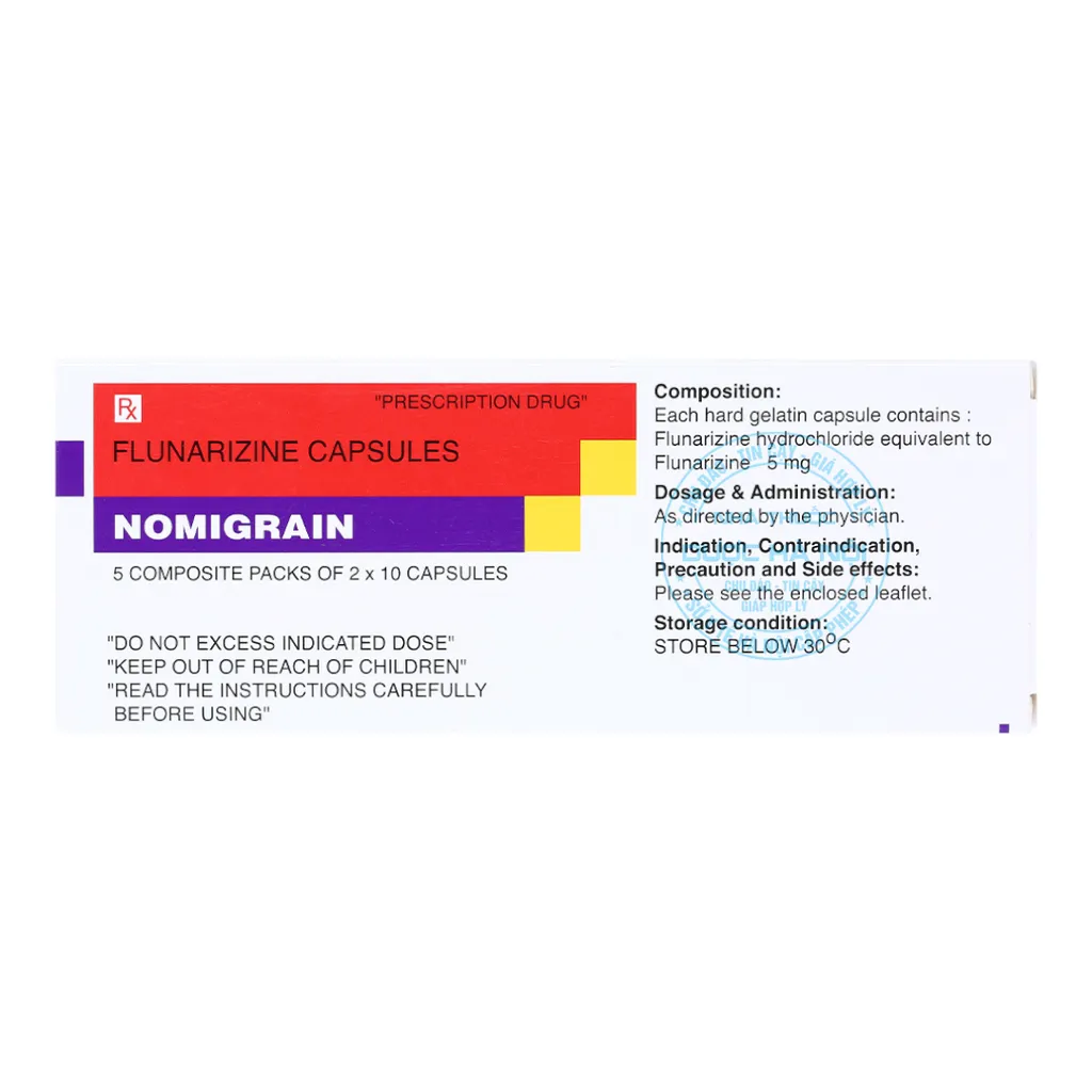 Thuốc Nomigrain 5mg Torrent