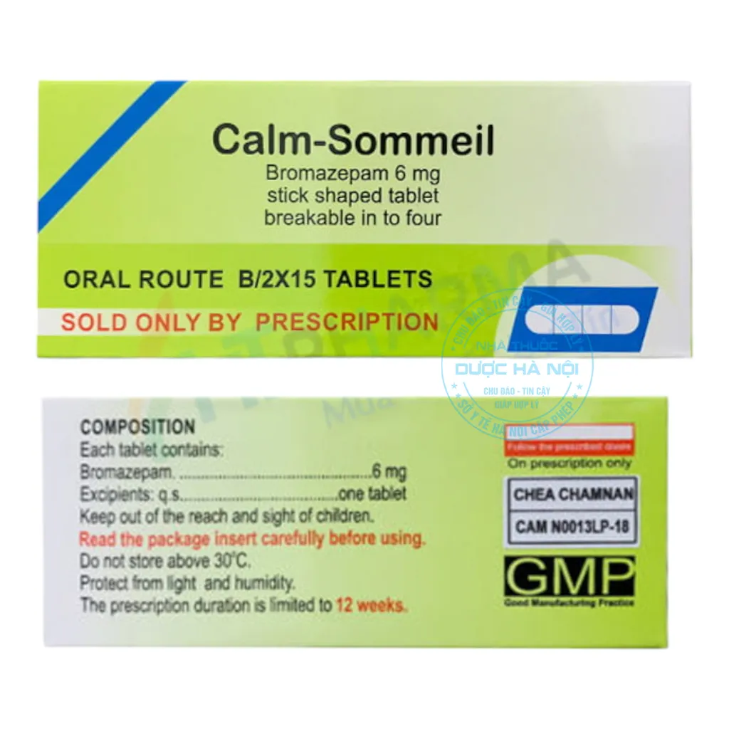 Thuốc Calm-Sommeil giảm căng thẳng và lo âu