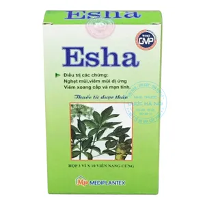 Thuốc Esha hỗ trợ điều trị các vấn đề về đường hô hấp trên