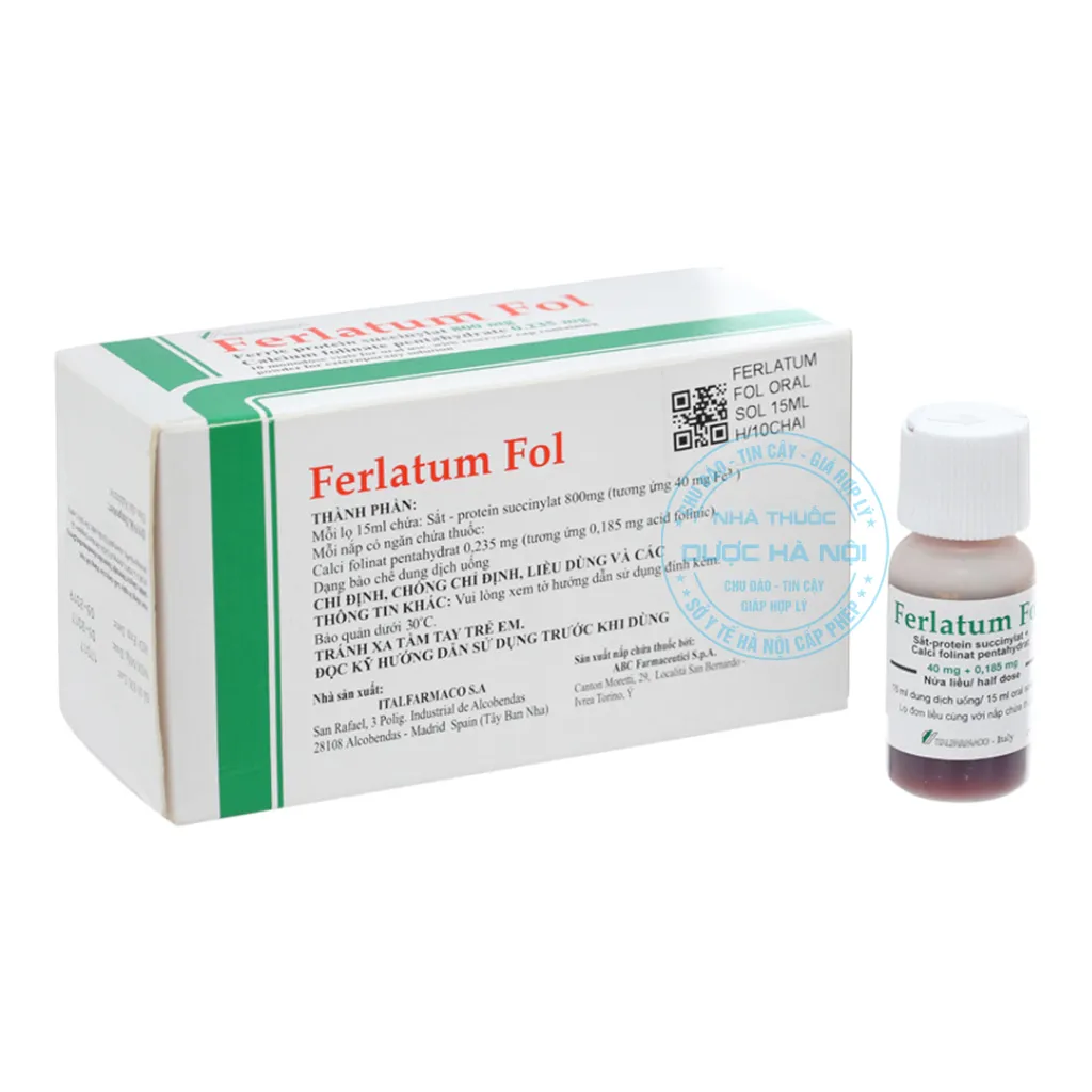 Dung dịch Ferlatum Fol Italfarmco